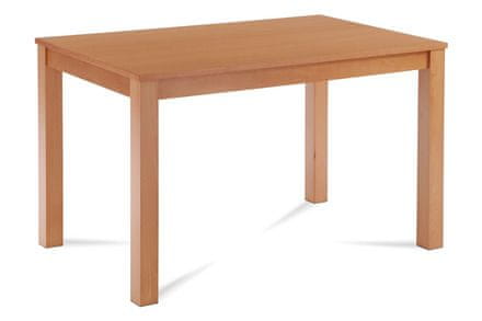 Autronic Drevený jedálenský stôl Jídelní stůl 120x75 cm, barva buk (BT-6957 BUK3)